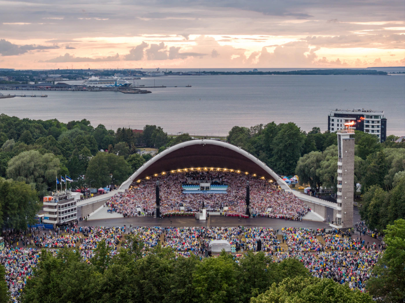 Laulupidu 2023. Droonifoto Kaupo Kalda